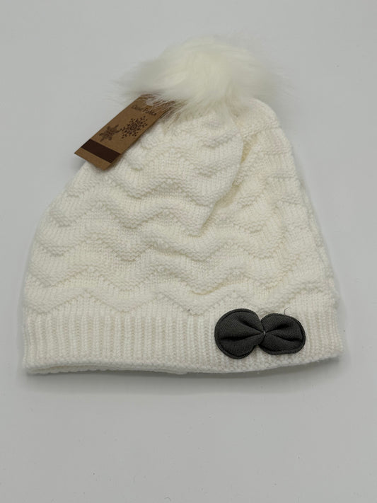 Little Girls Beanie with fur inside